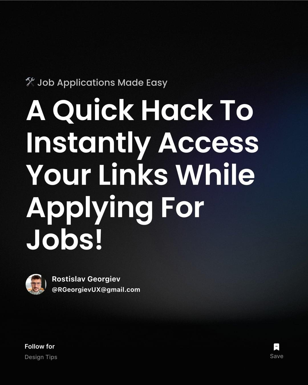 Slides from the LinkedIn post showing the keyboard shortcut setup (1 of 10)